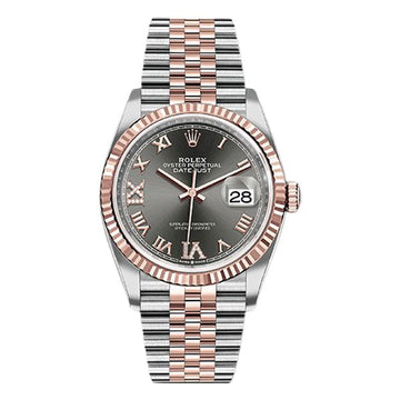 Rolex | Datejust Dark Rhodium Roman Dial