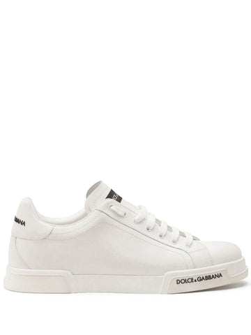 Dolce & Gabbana Portofino logo-detail sneakers White