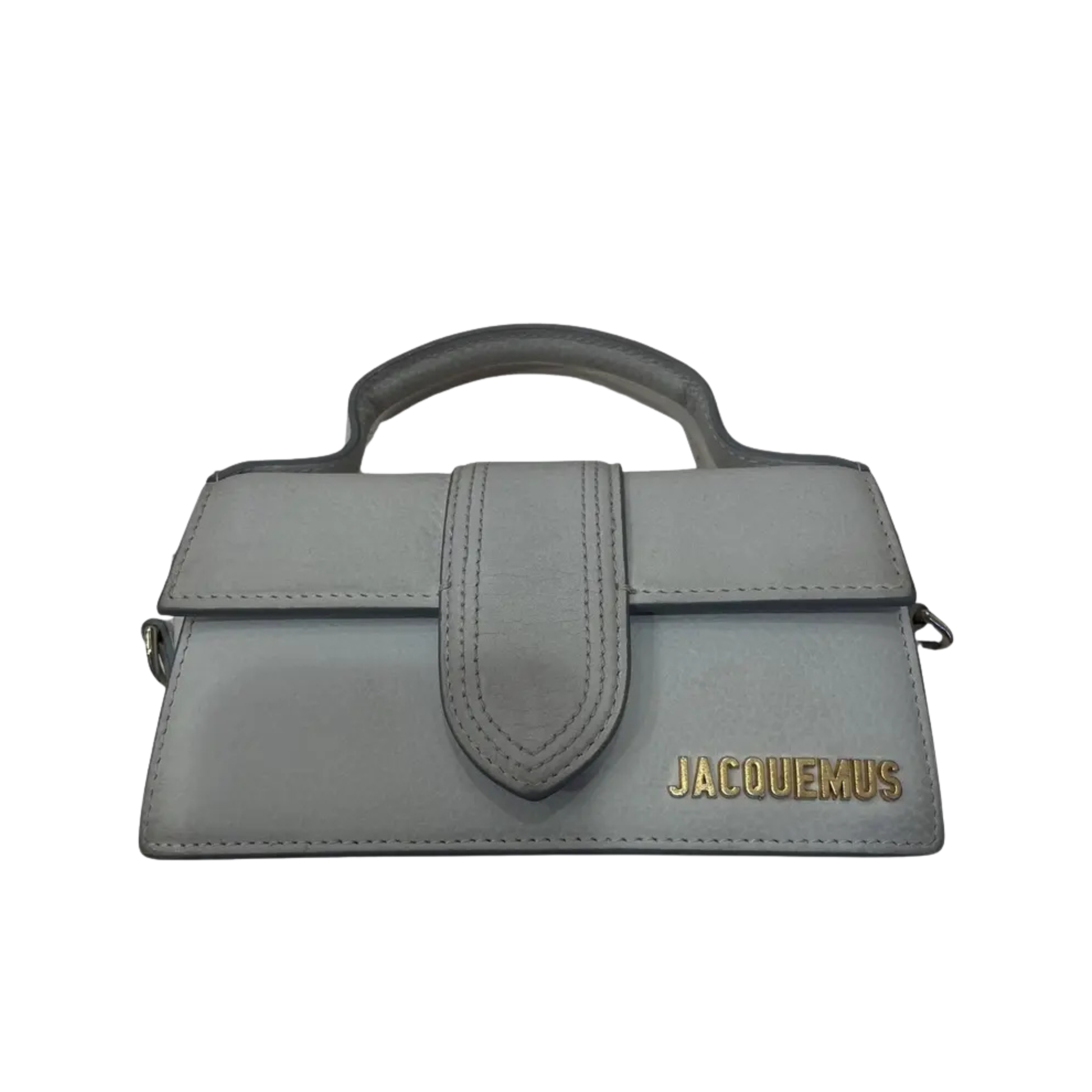 Jacquemus Bag | Le Bambino leather bag in a metallic finish