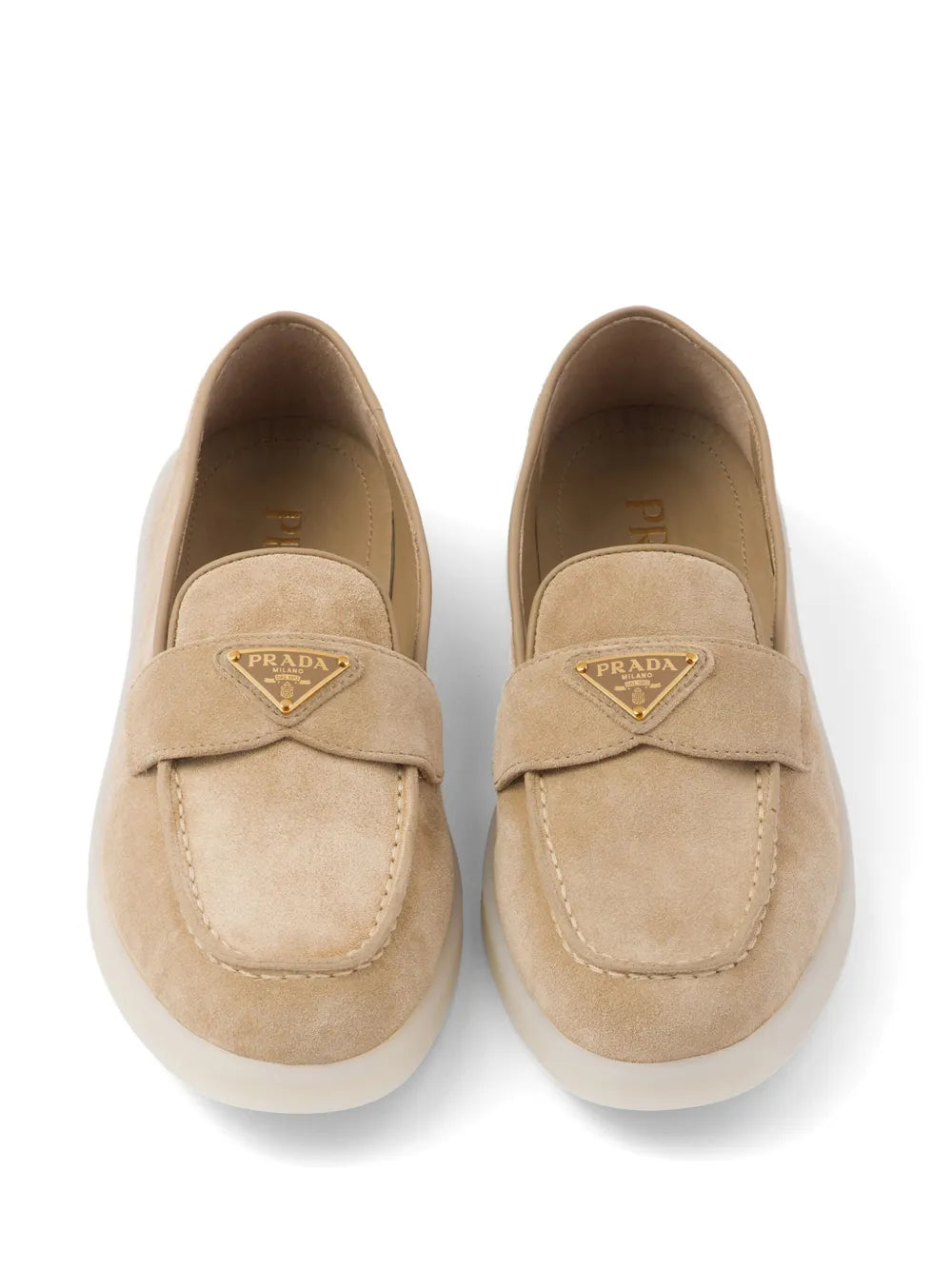 Prada triangle-logo  Beige