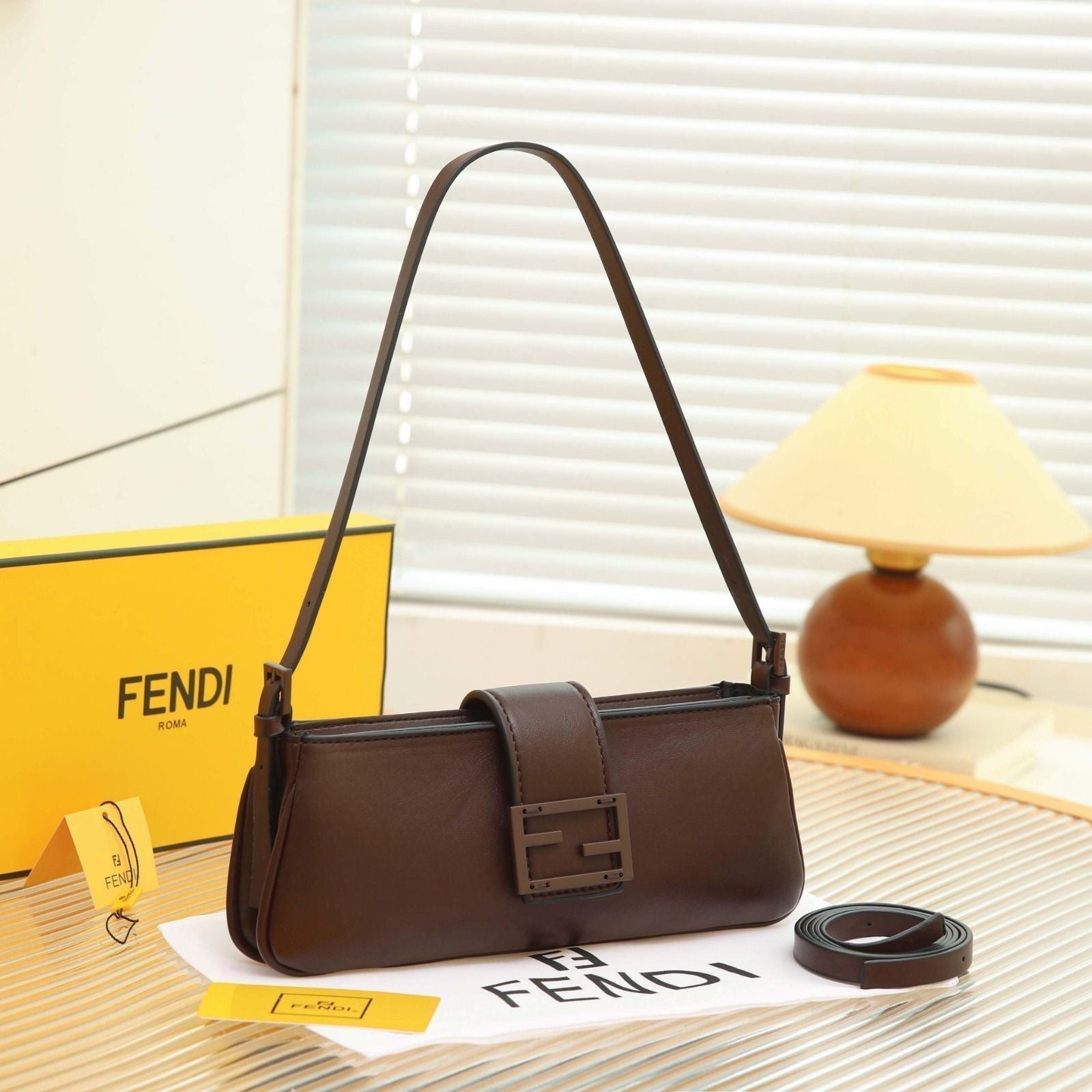 Fendi Shoulder Bag | Dark Brown