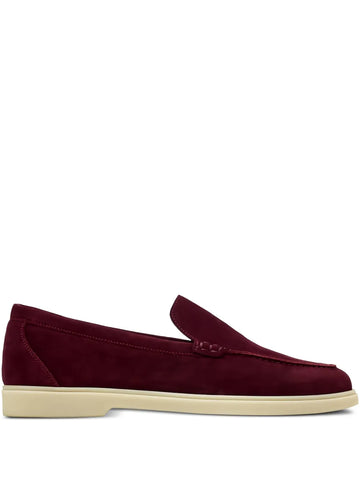 Loro Piana Summer Walk loafers burgundy