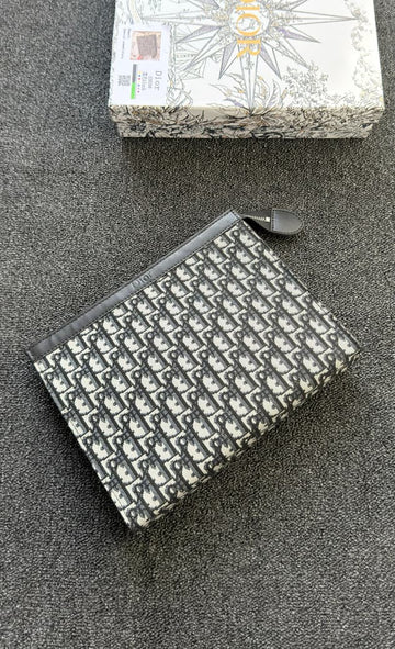 Dior A4 zipped pouch