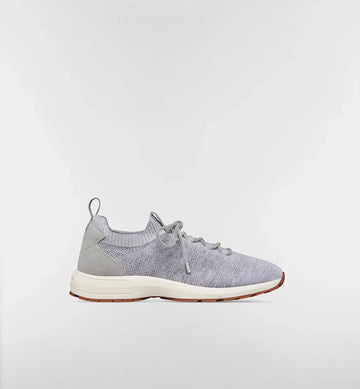 Dior Gray Cannage Cashmere, Wool and Silk Knit with Dior Gray Suede Calfskin
