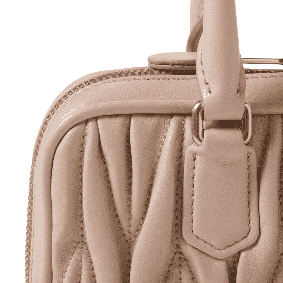Miu Miu Bag| Arcadie matelassé nappa leather mini-bag "Powder Pink"