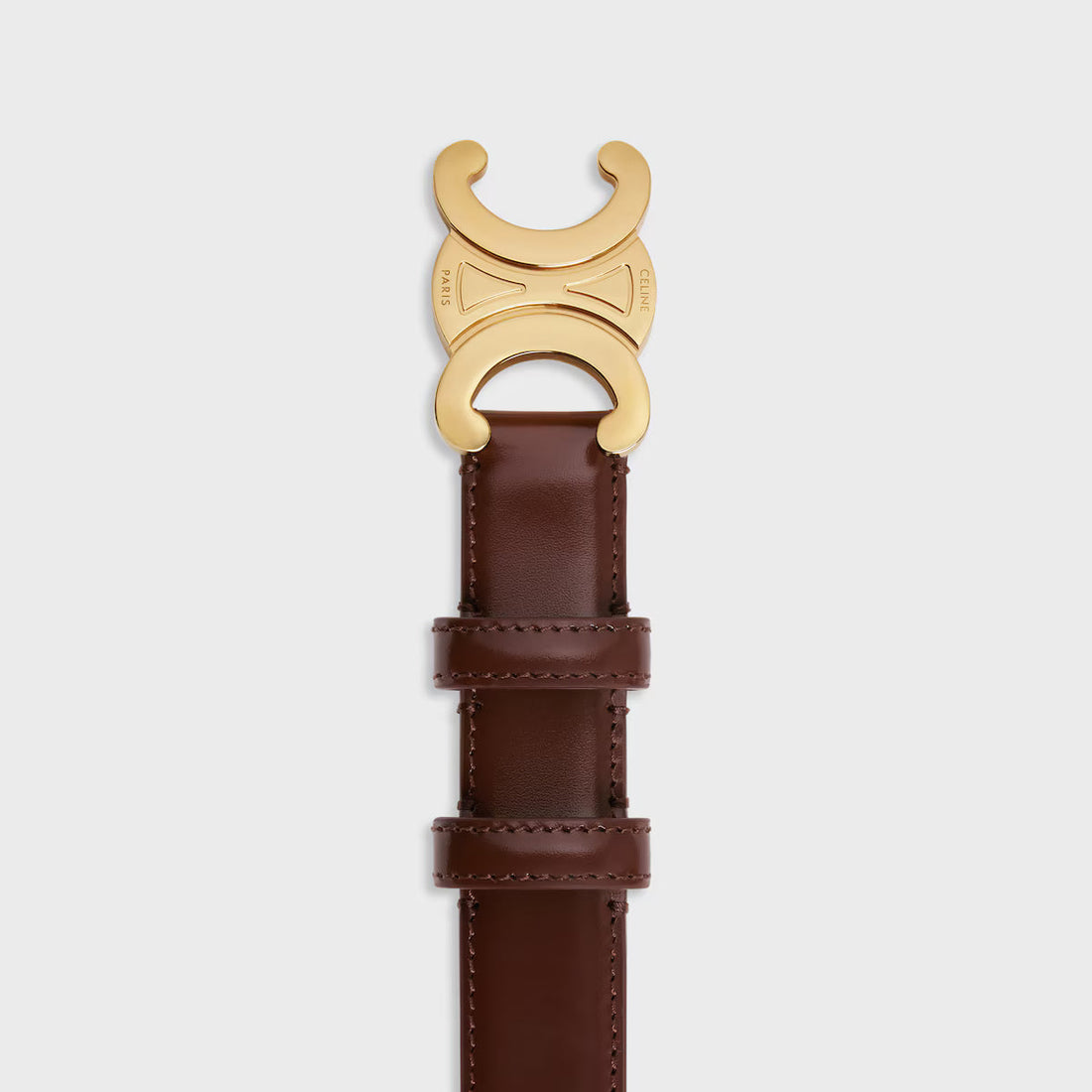 Celine Triomphe belt Brown