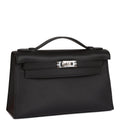 Hermès Bag | Kelly Pochette Black Swift
