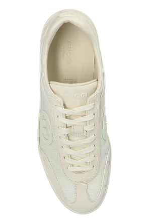 Gucci cream Sneakers with logo
