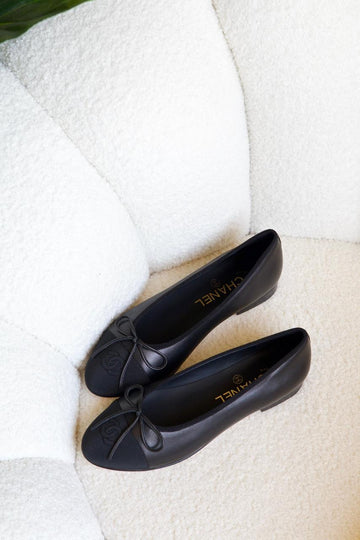 Black Chanel ballerina| Women's