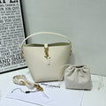 YSL Bag | Le 37 Shiny Leather White Vintage
