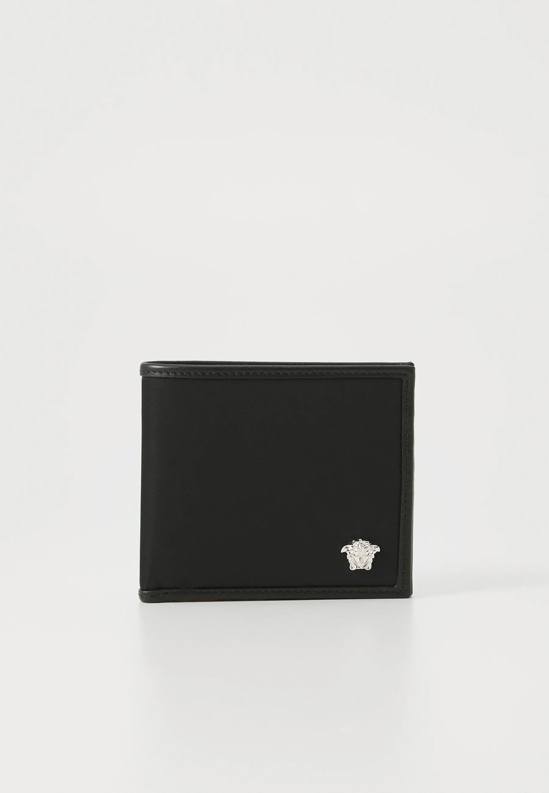 Versace All Black Wallet Belt