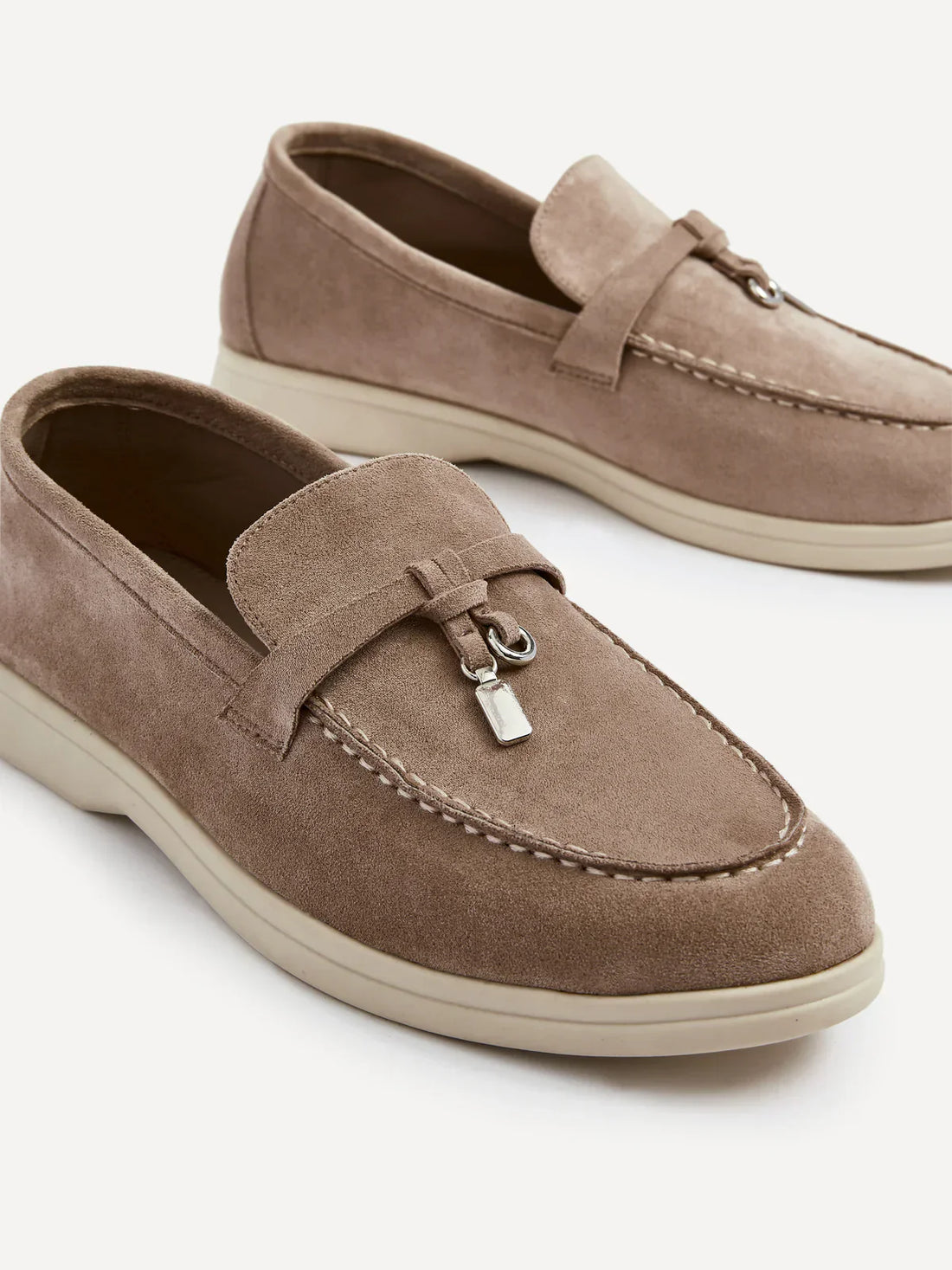 LORO PIANA Babouche Charms Walk  Alette Mocha| Women's