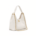 Chanel Bag | 25 Medium Hobo Light Beige Quilted Caviar