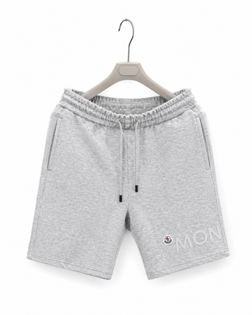 Moncler Logo Sweat Shorts – Grey
