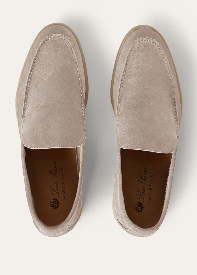 Loro Piana Summer Walk loafers Pearl
