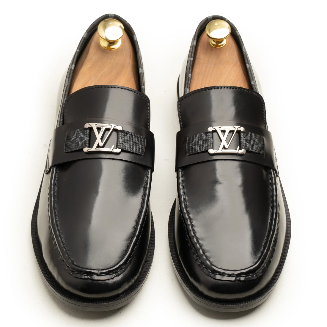 LV Signature Calf Loafers Black