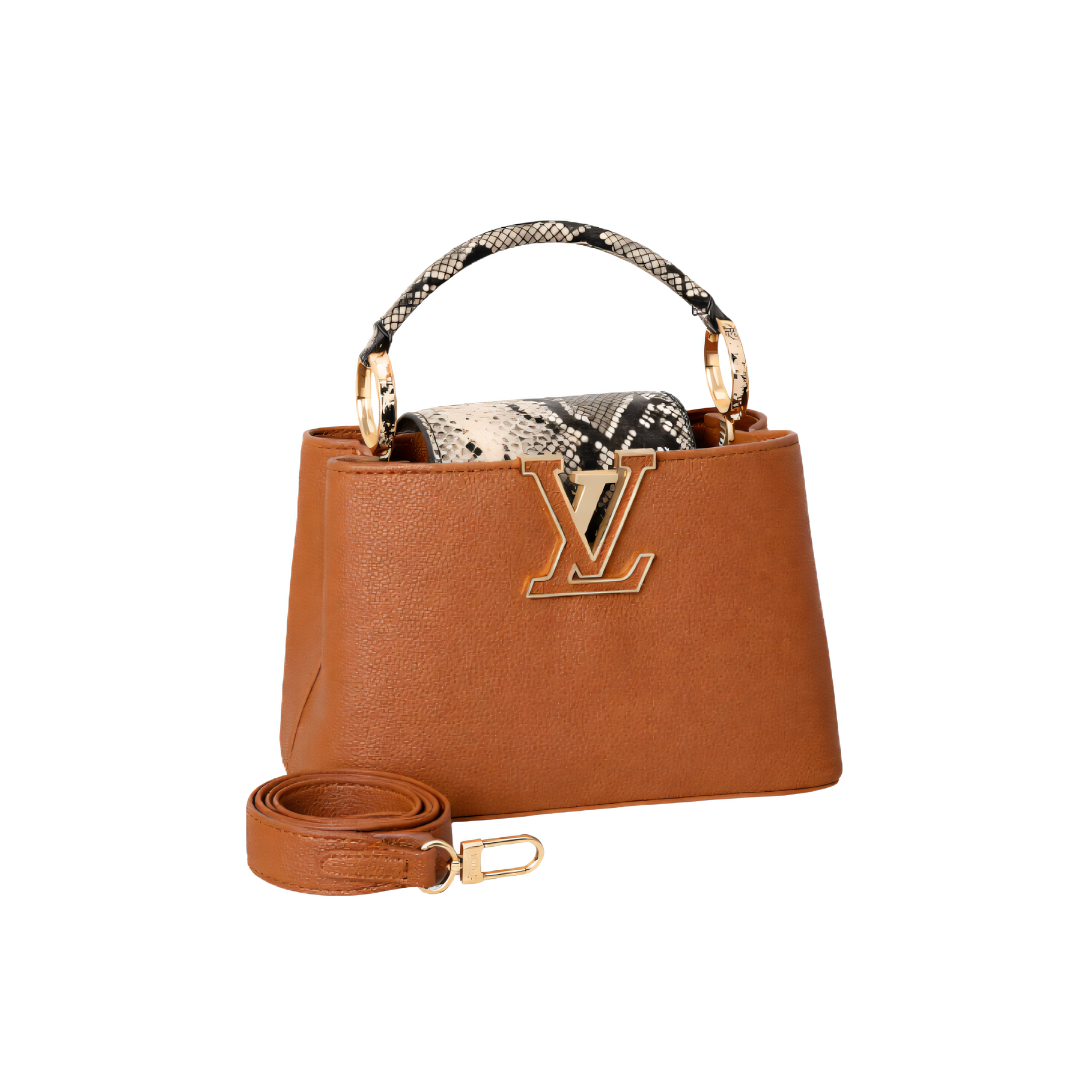Louis Vuitton Bag | Capucines Brown Python
