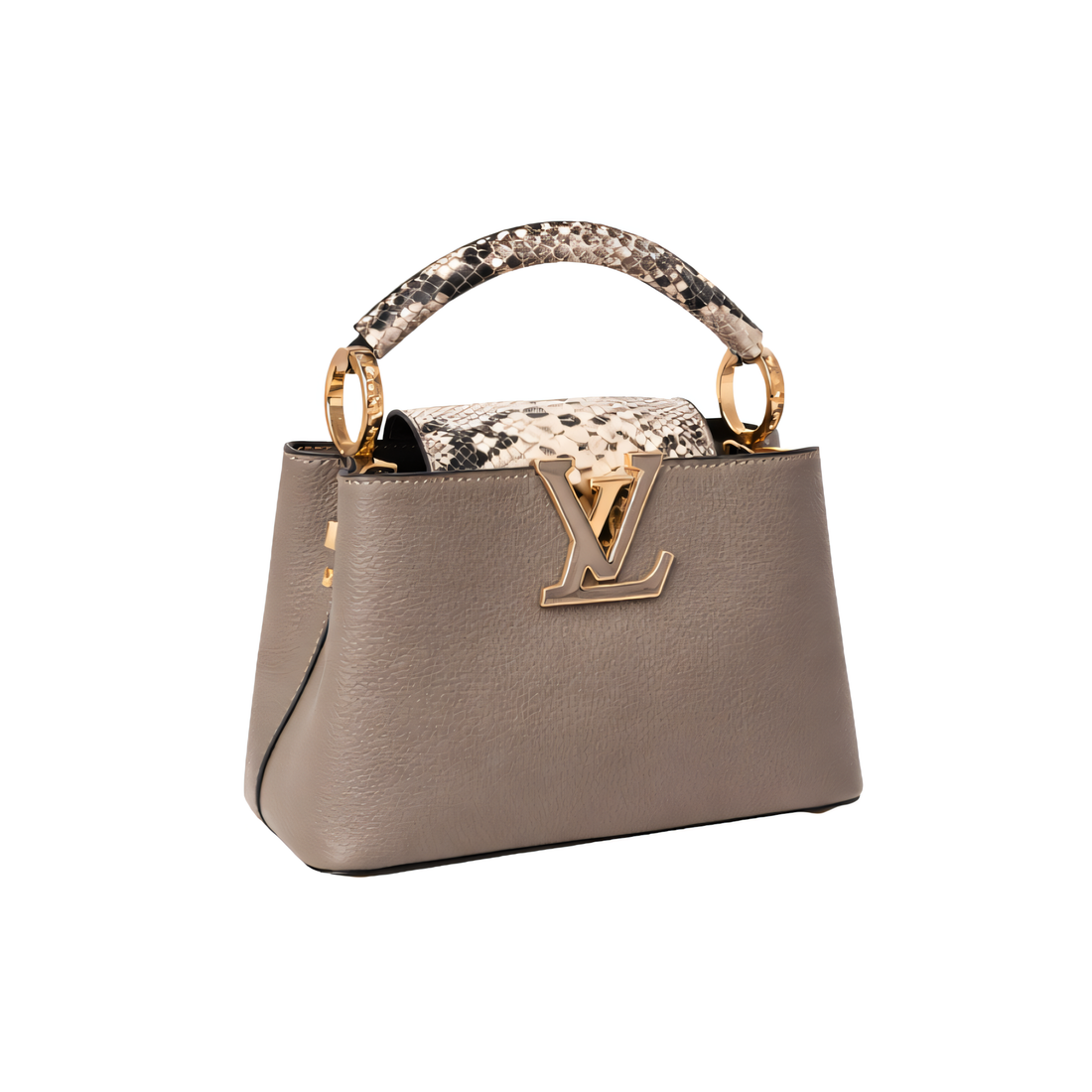 Louis Vuitton Bag | Capucines Steeple Grey Python