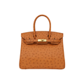 Hermès Bag | Ostrich Birkin Sellier Orange
