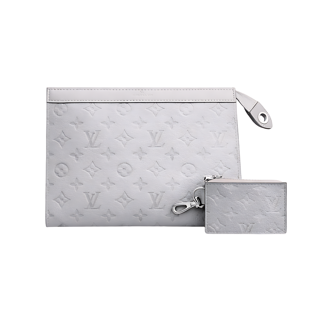 Louis Vuitton Pouch | Grey Lv Design