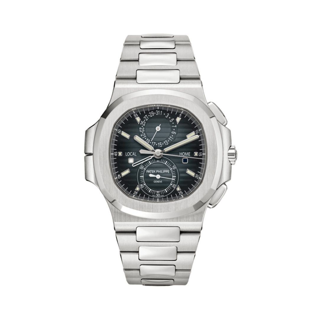 Patek Philippe | Nautilus Time Sunburst Blue Dial