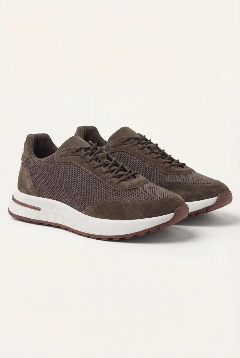 Loro Piana Week End Walk Suede Brown