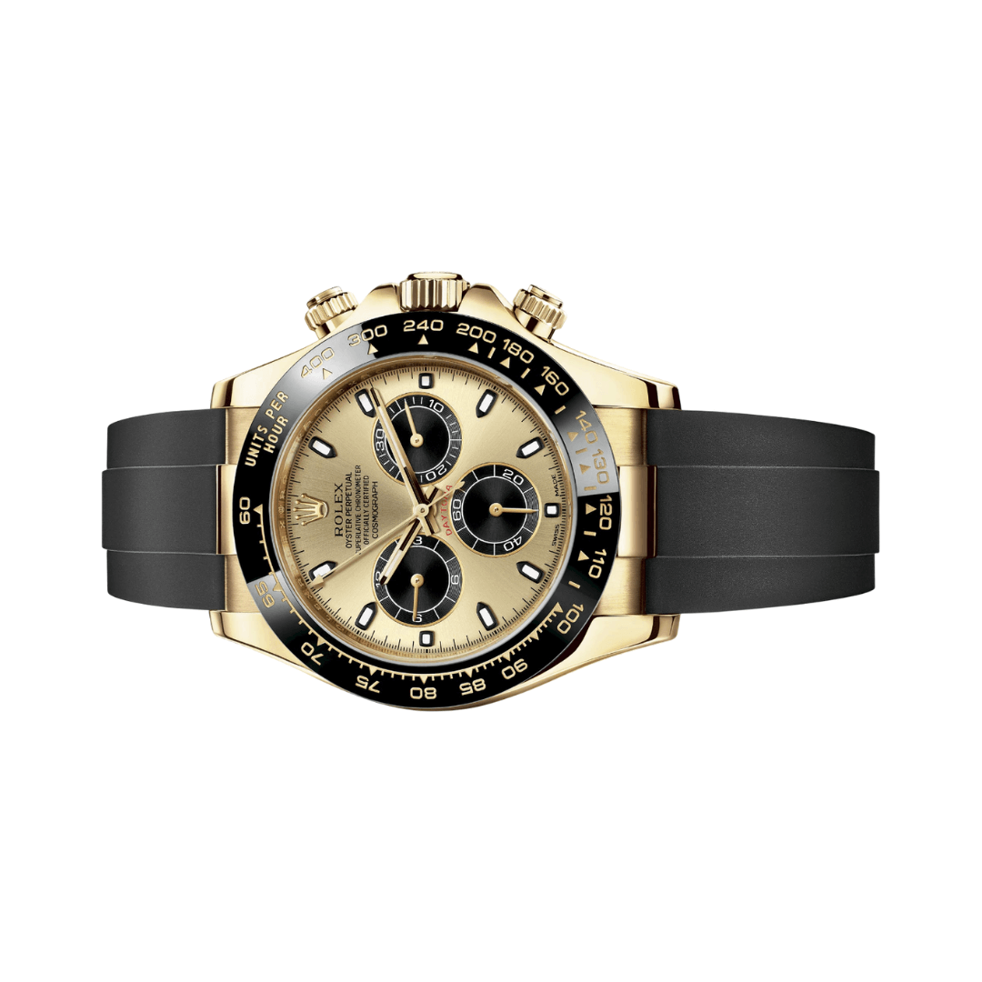 Rolex | Gold Champagne Black Dial