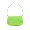 Diesel 1DR Leather Shoulder Bag | Neon Green