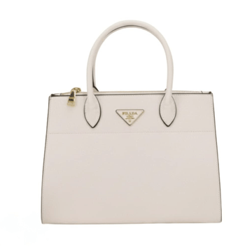 Prada Bag | Saffiano City Calfskin Greche Paradigme Bag In White