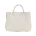 Guess | Meridian Girlfriend Satchel In Ivory Polyurethane Material