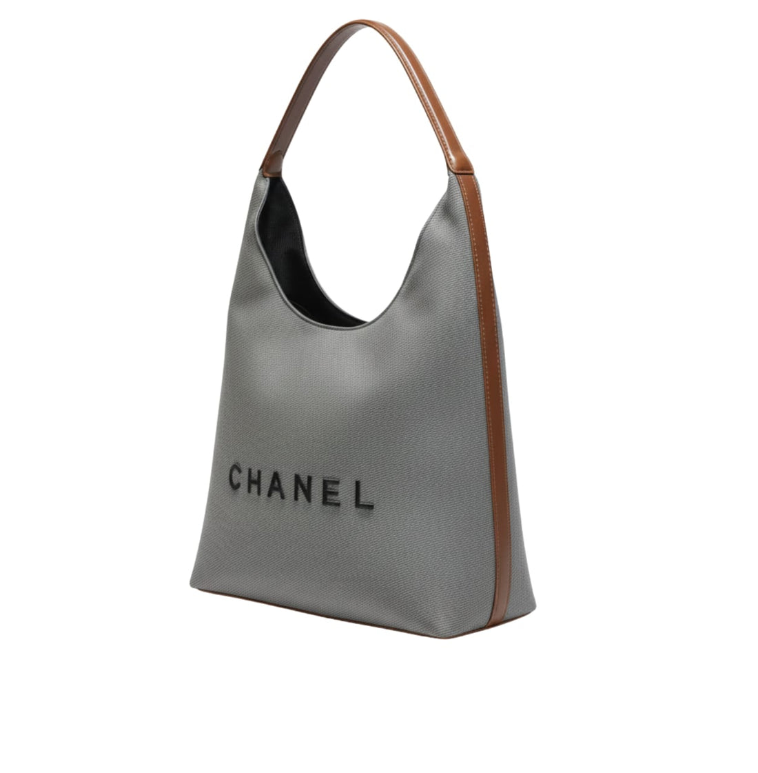 Chanel Bag | Deauville Canvas Tote Bag With Brown Leather