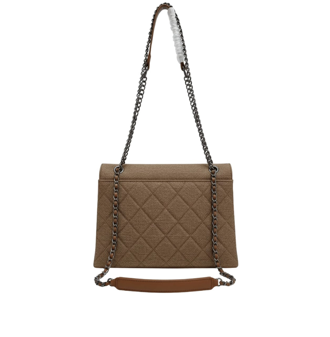 Chanel Bag | Flap Bag In Beige Jersey Material