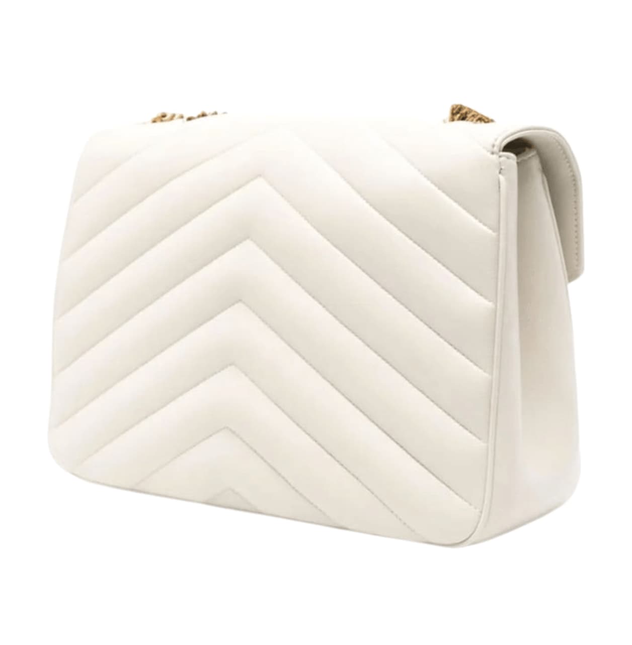 Saint Laurent Bag | Loulou Shoulder Bag In A Cream Or White Color