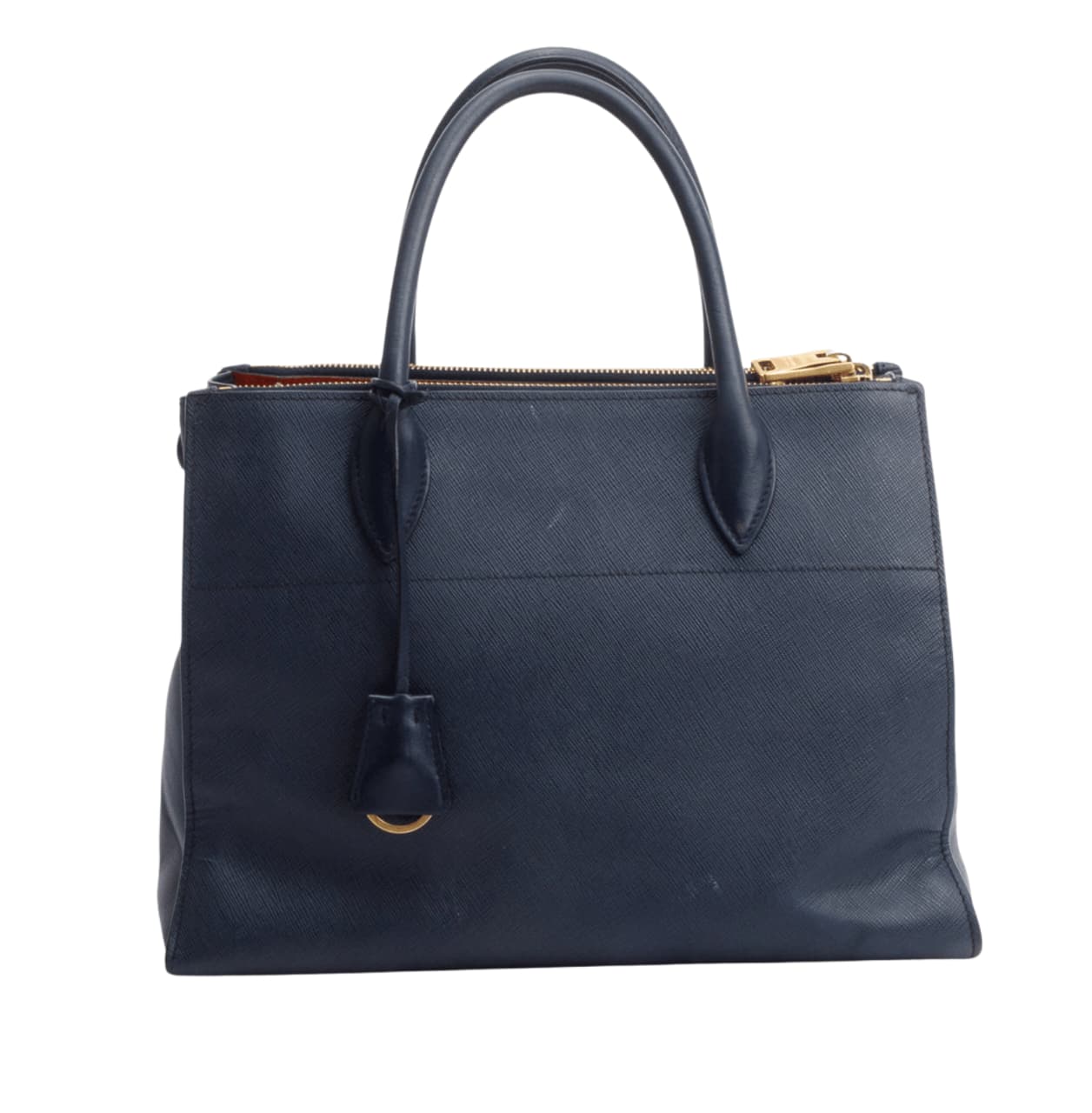 Prada Bag | Saffiano Leather Tote Bag In Navy Blue