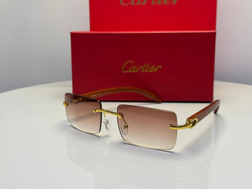Cartier rimless rectangular