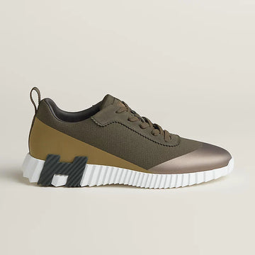 Hermès Bouncing sneaker multicolore vert forêt
