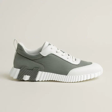 Hermès Bouncing Sneaker étoupe / blanc