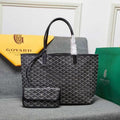 Goyard Bag | Saint Louis PM Black Tan
