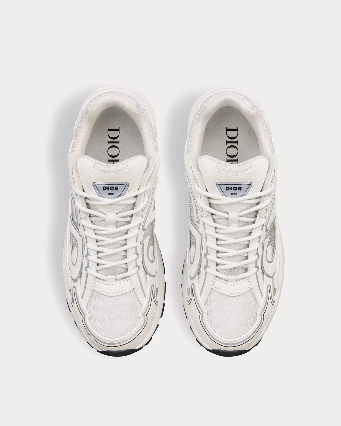 Dior - B30 Countdown Suede Ecru Low Top