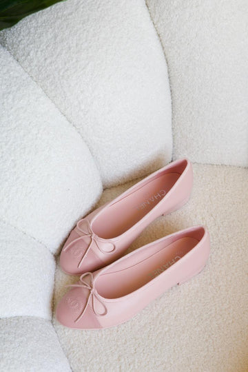 Chanel PinkQuilted Lambskin Ballet Flats| Women's