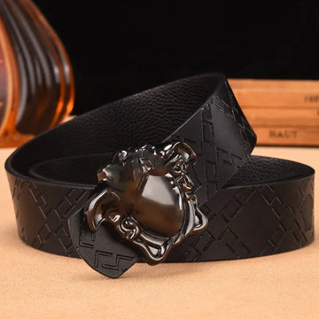 Versace Pre-Loved  Medusa buckle belt