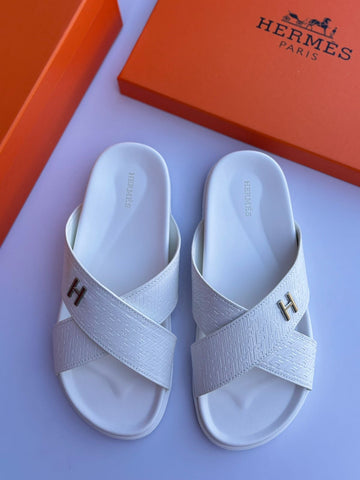 Hermès Sandals White