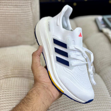 Adidas Ultraboost Light Cloud White Dark Blue