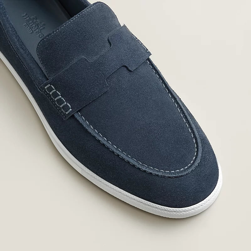 Hermès Job loafers bleu céleste