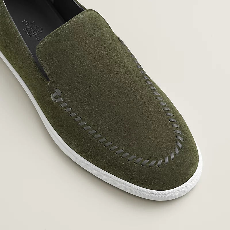 Hermès Julian loafers vert forêt