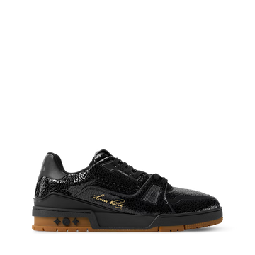 LV Trainer Sneaker Denim Noir