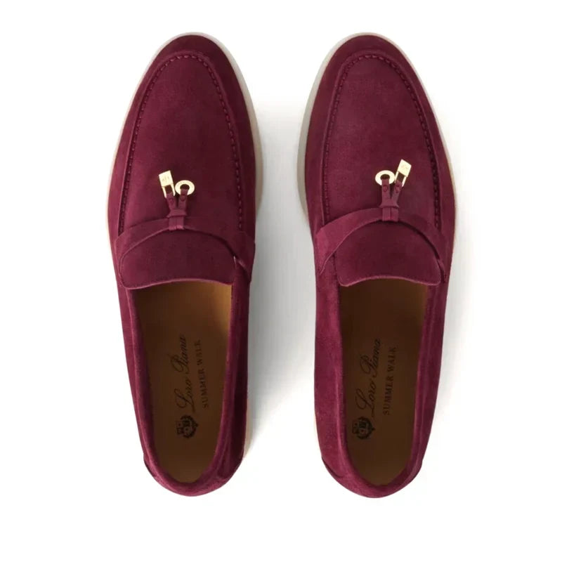 Loro Piana Summer Charms Walk chery suede| Women's