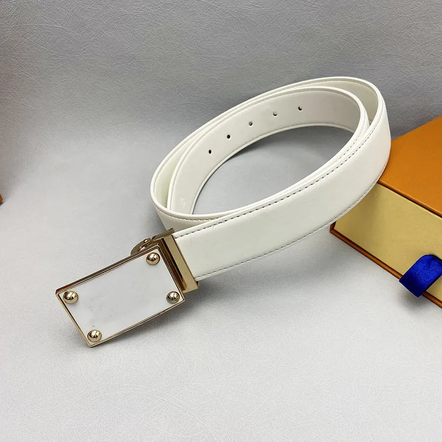 Louis Vuitton Inventeur belts White